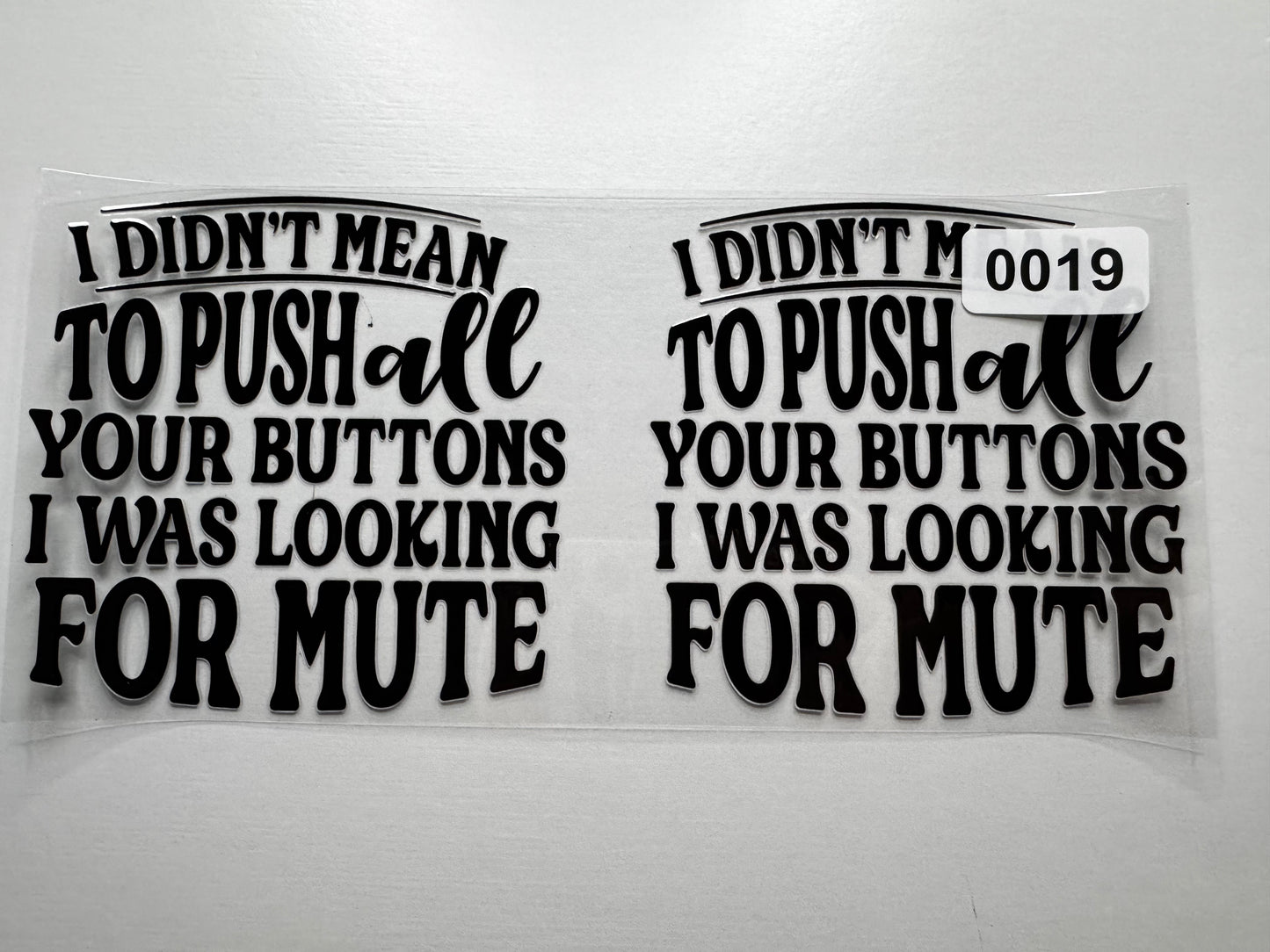 Pushing Buttons #0019