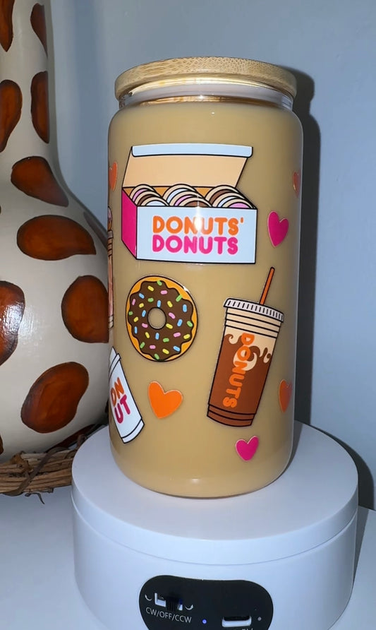 16oz Glass DD Iced Coffee