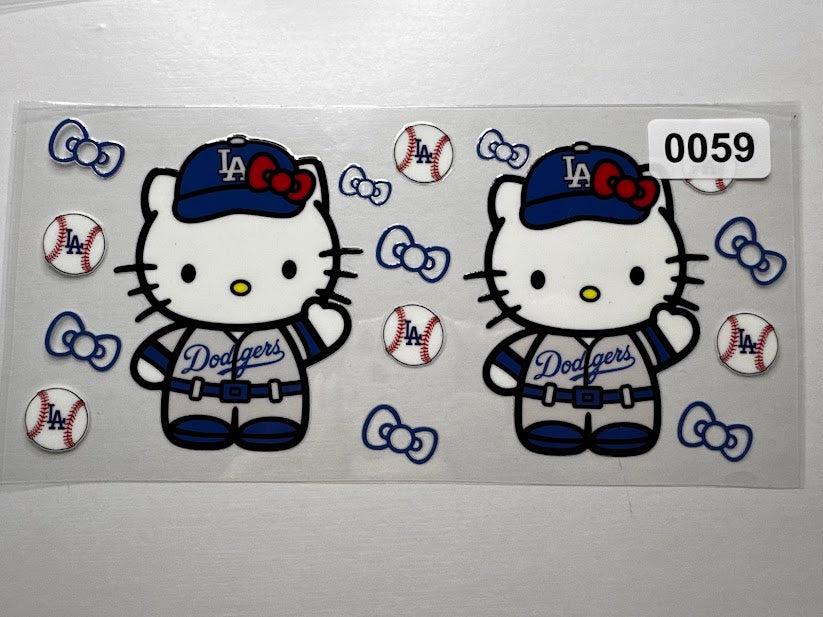 LA Dodgers Hello Kitty #0059