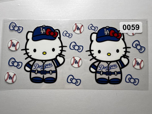 LA Dodgers Hello Kitty #0059