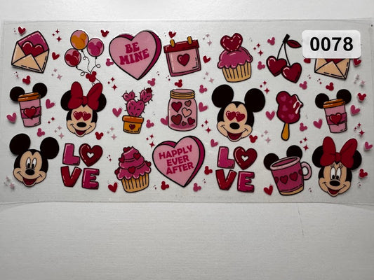 Minnie & Mickey Valentines #0078