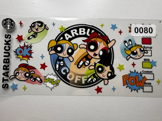 Starbucks Coffee PowerPuff Girls #0080