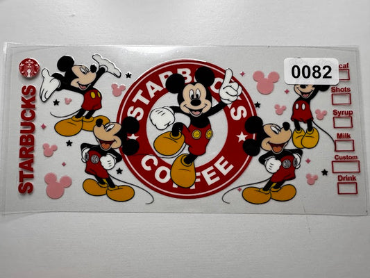 Starbucks Coffee Mickey Mouse #0082