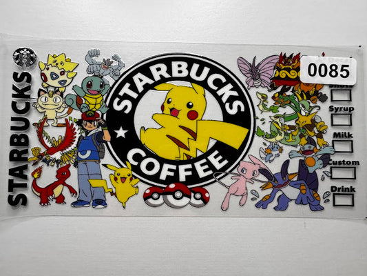 Starbucks Coffee Pikachu #0085