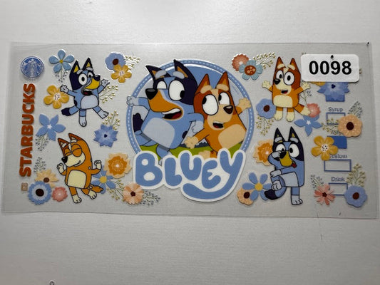 Bluey Starbucks #0098