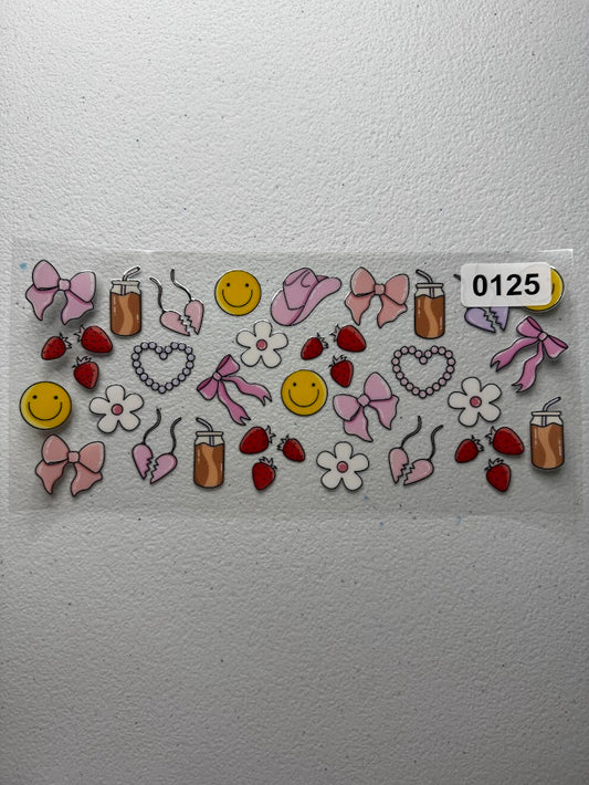 Smiley, Bows, Flowers #0125