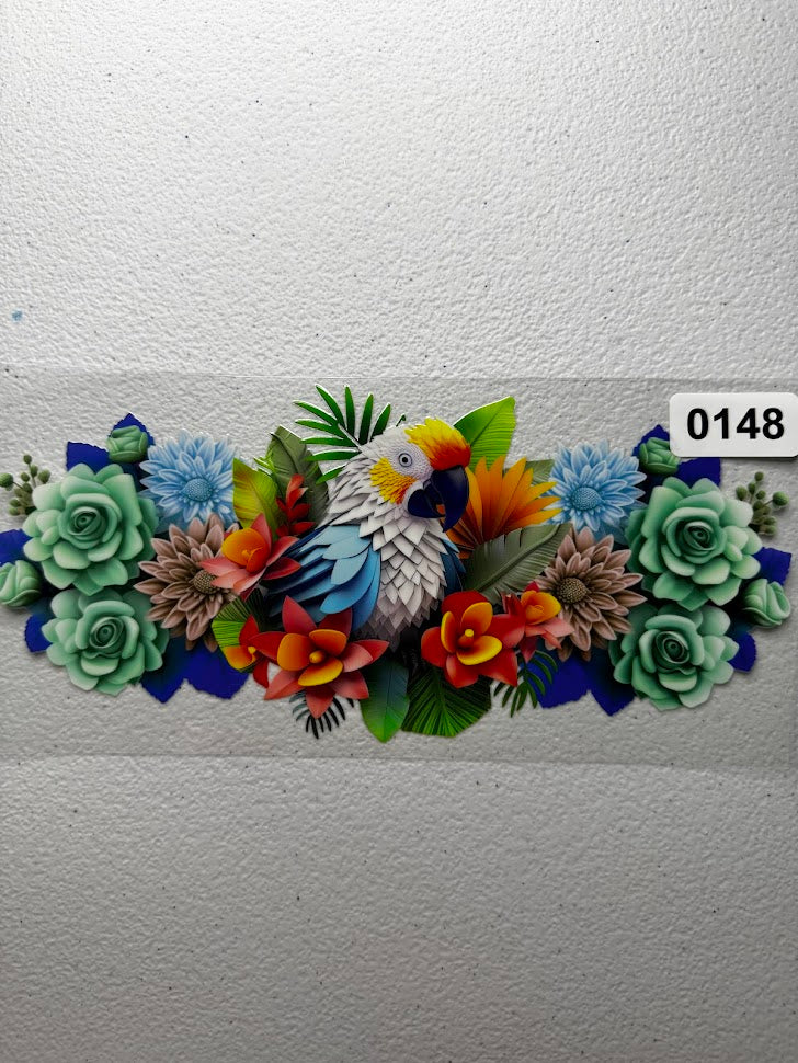 Parrot Floral  #0148