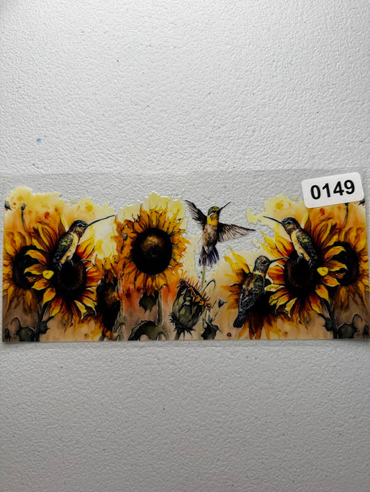 Hummingbird & Sunflower #0149