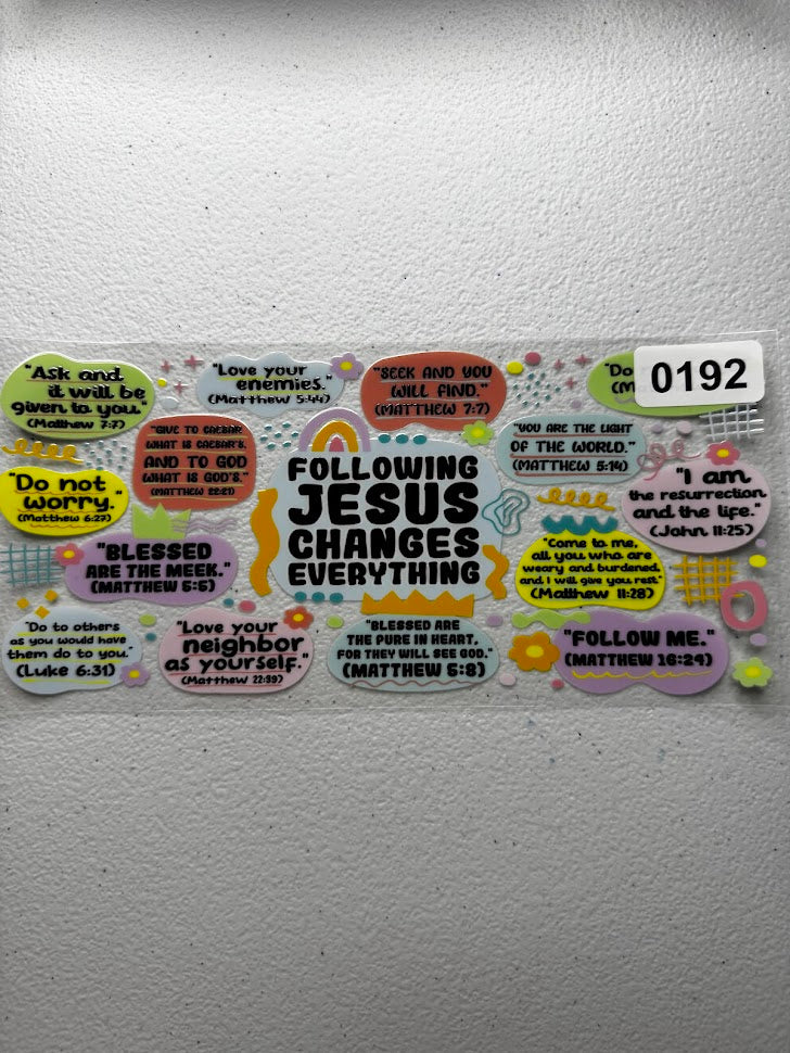 Faith - Following Jesus Changes Everything #0192