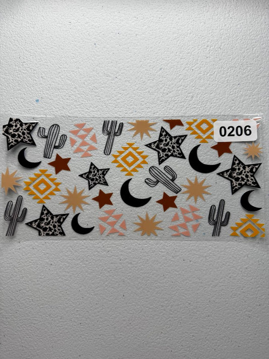 Western - Cactus & Star #0206
