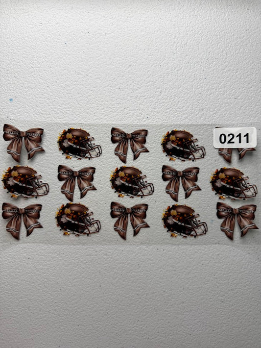 Football - Helmets & Bows #0211