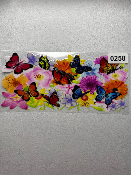 Flowers & Butterflies #0258